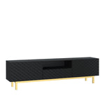 Diamond Luxe Tv Unit 180cm - Deco | Black