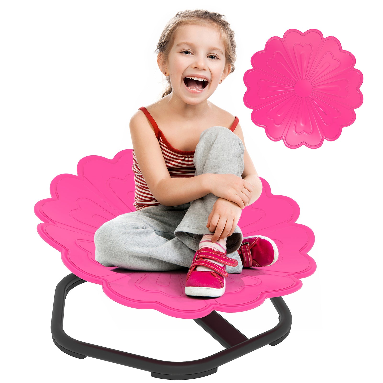Sensory Spinning Chair, Kids Swivel Chair | Pink