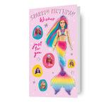 Mermaid 'sparkly' Birthday Card Official Product
