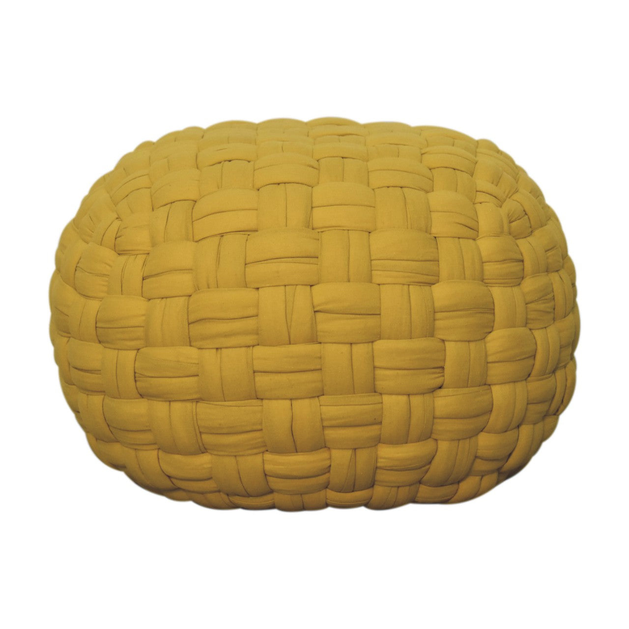 Tube Pouffe | Mustard