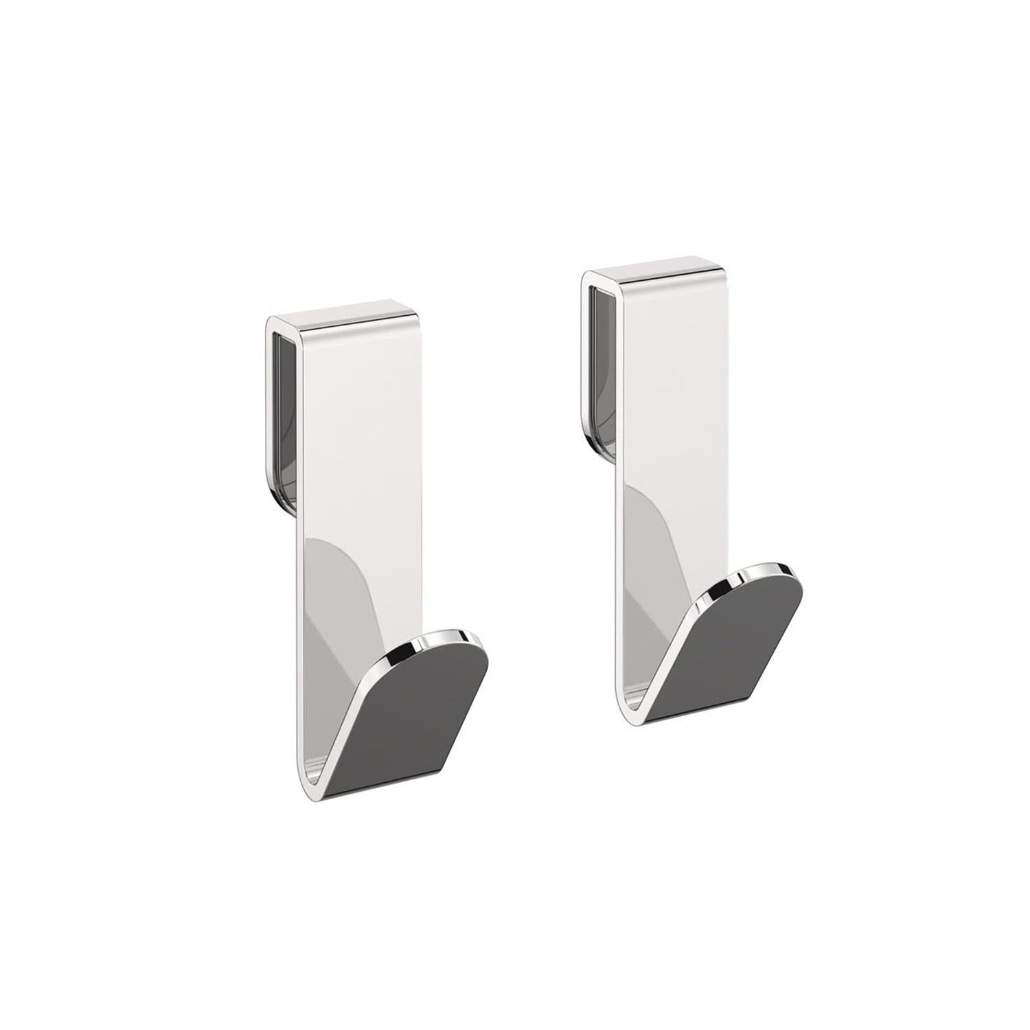 Towel Hook, Robe Hook, Coat Hook, 2 Pieces Chrome Architect S+ Collection