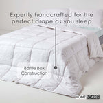 Indulgent Pure Mulberry Silk Blend 4.5 Tog Spring/summer Duvet | Single | White