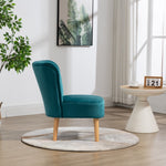 Arezza Velvet Accent Chair | Teal