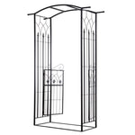 Garden Outdoor Arch With Door, Patio Decoration, 131x49x200 Cm