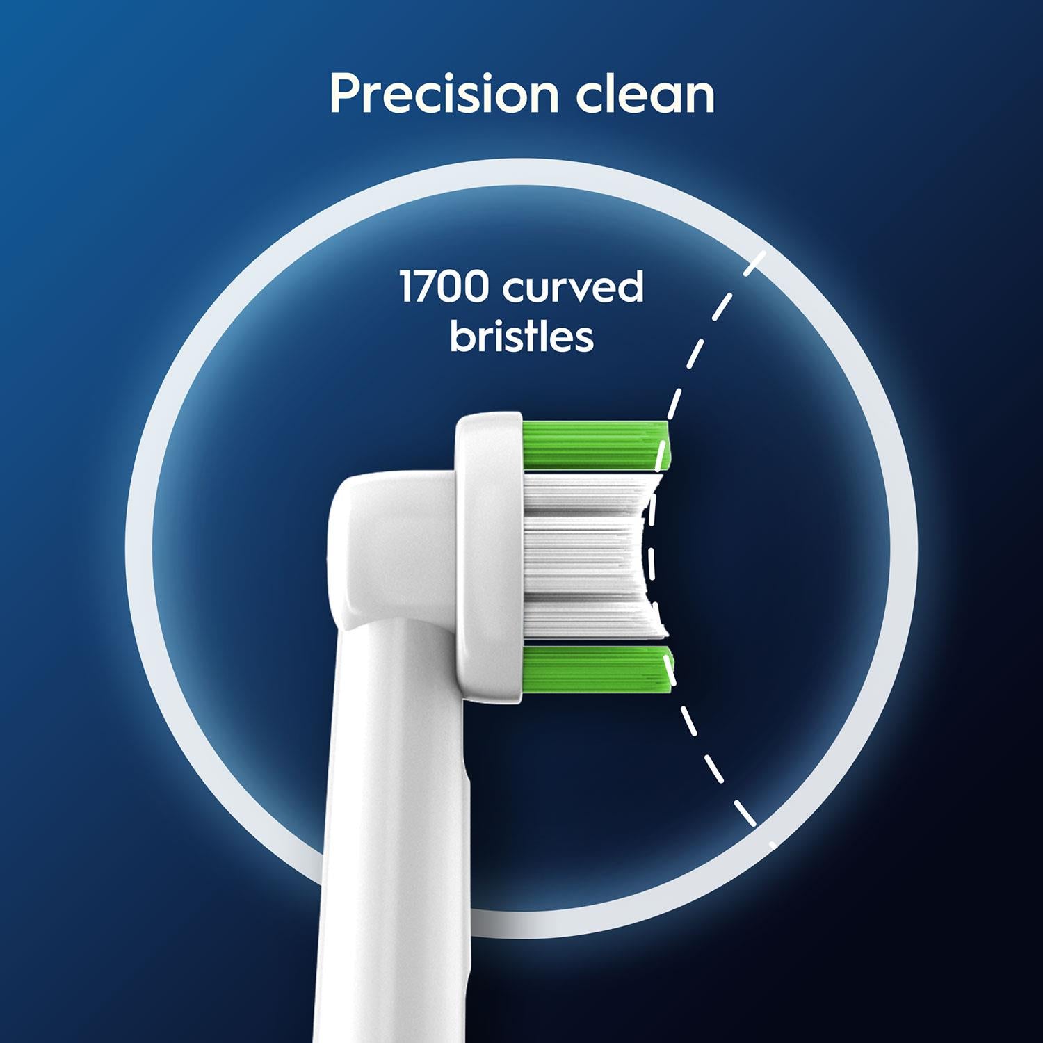 Pro Precision Clean Electric Toothbrush Refill Replacement Heads, Pk Of 4