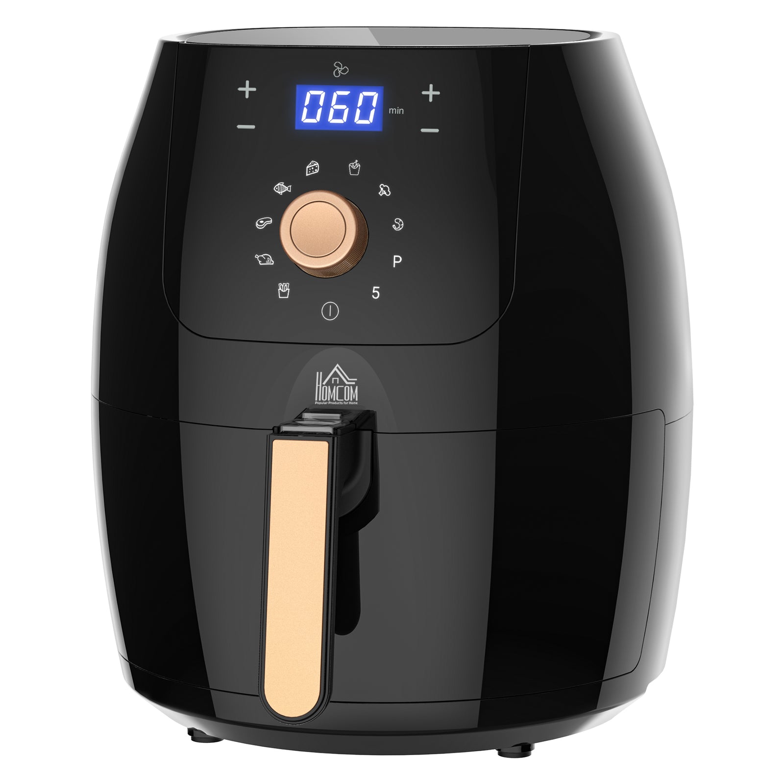 Air Fryer 1700w 5.5l With Digital Display Adjustable Tempt