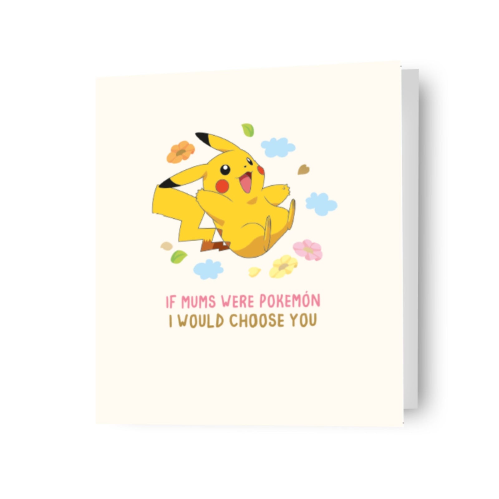 Pokemon I Would Choose You' Mother's Day Card Official Product