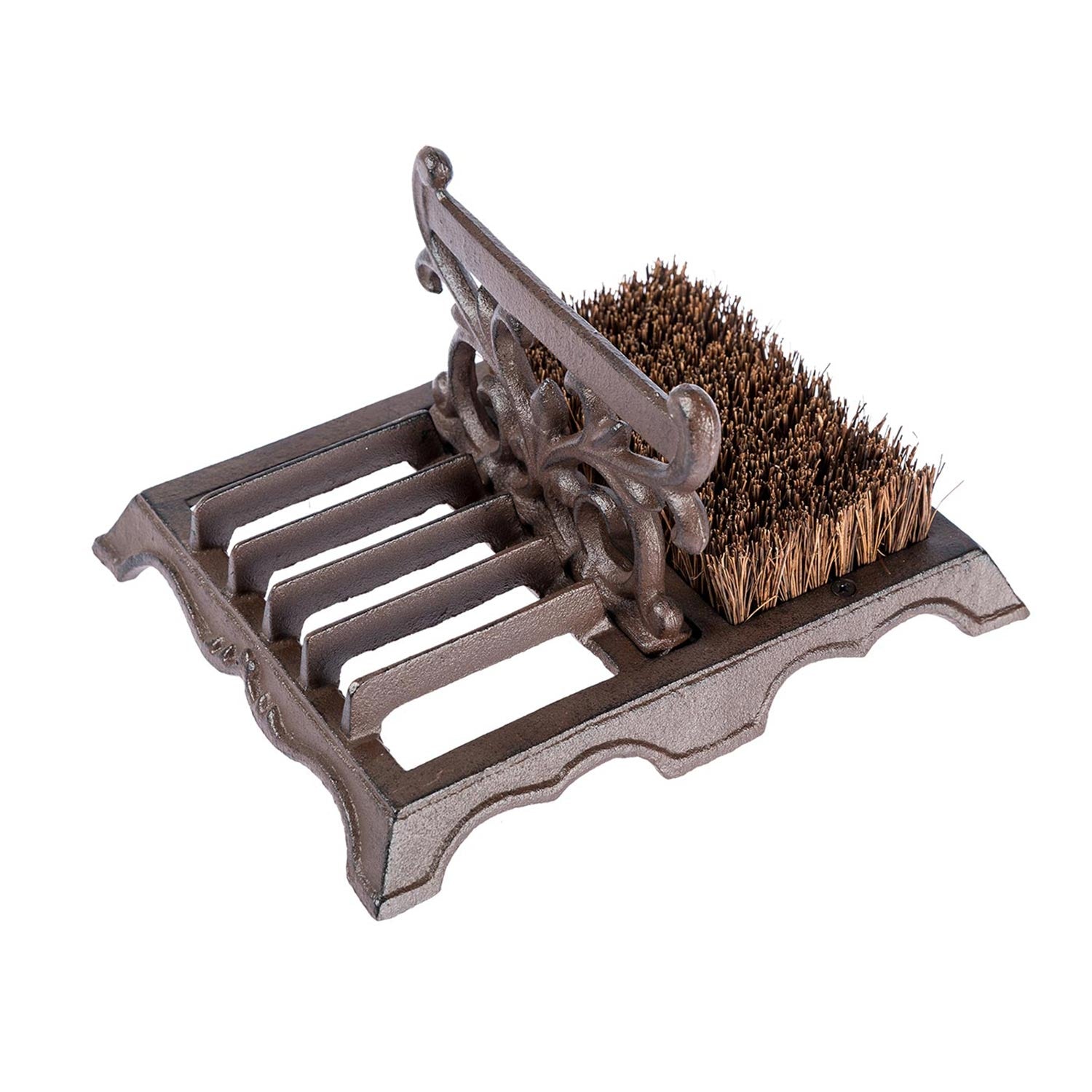 HOMESCAPES Cast Iron Boot Scraper And Cleaner