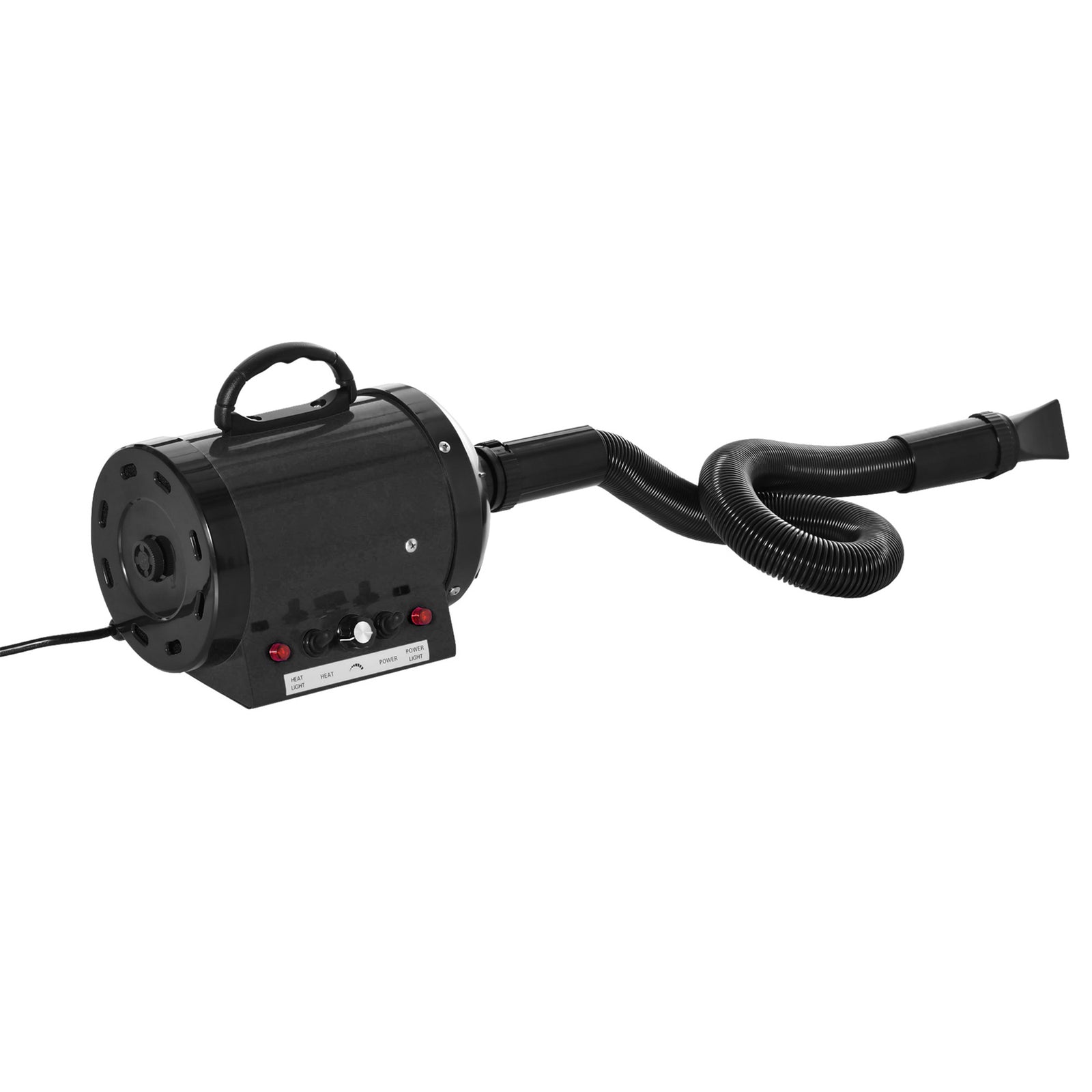 2800w Dog Hair Dryer Pet Grooming Blaster Blower Dryer 3 Nozzles | Black