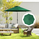 Upf 50+ Replacement Parasol Canopy Parasol Cover Replacement | Green