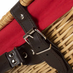 Wicker 36cm Picnic Basket | Red