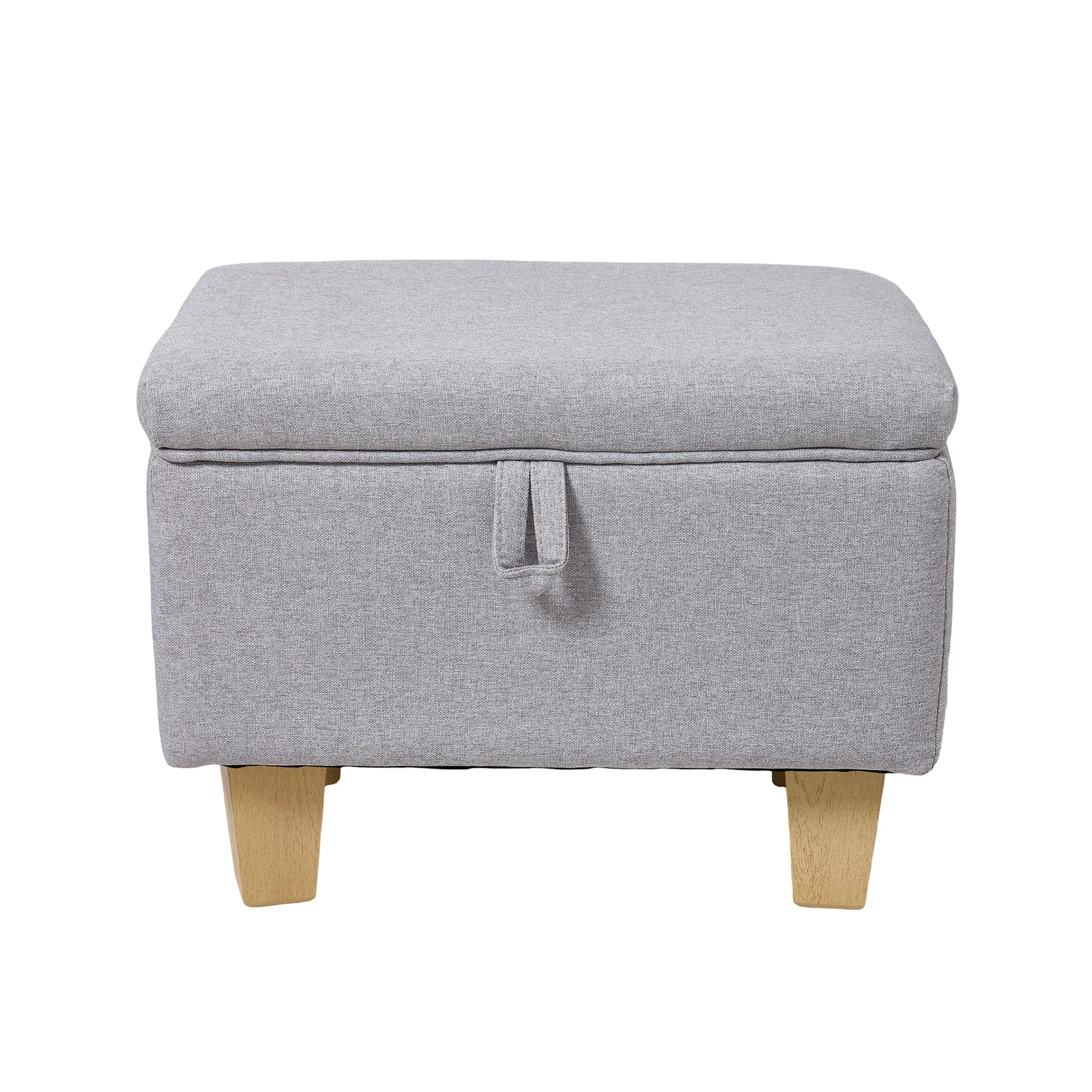 Breeins Linen Fabric Storage Ottoman