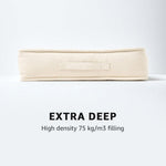 Cotton Armchair Booster Cushion | 50cm x 50cm | Cream