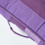 Morocco Striped Cotton Floor Cushion | 40cm x 40cm | Mauve