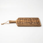 Mango Wood Christmas Serving Board, Letter To Santa