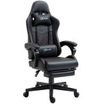Faux Leather Gaming Chair W/ Arm | Red