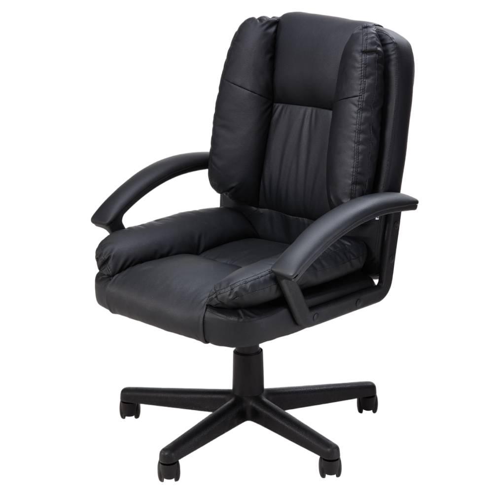 Height-adjustable Reclining Office Chair | Black