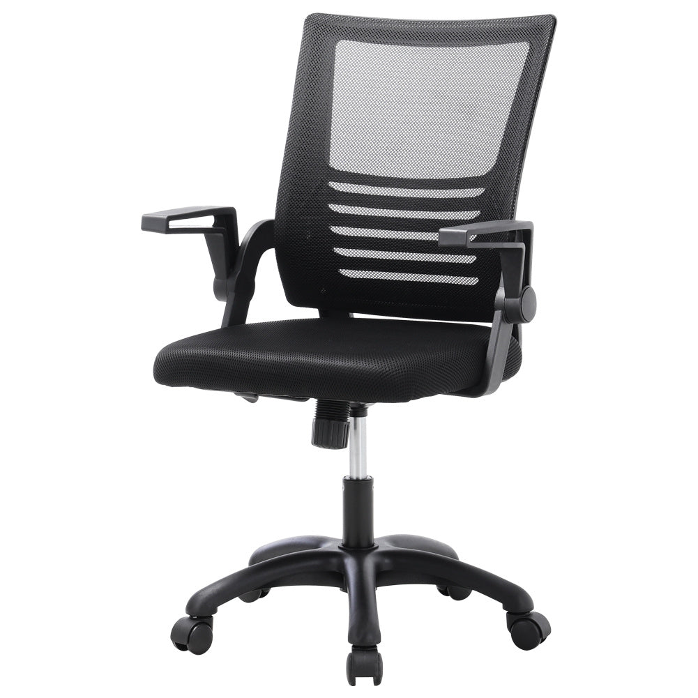 Office Desk Mesh Swivel Chair Computer Ergonomic Chair | Black