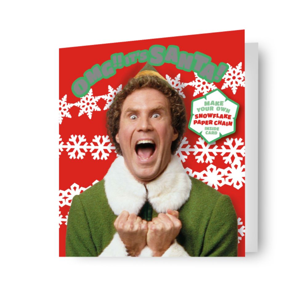 Make Your Own Snowflake Paperchain' Christmas Card Official Product