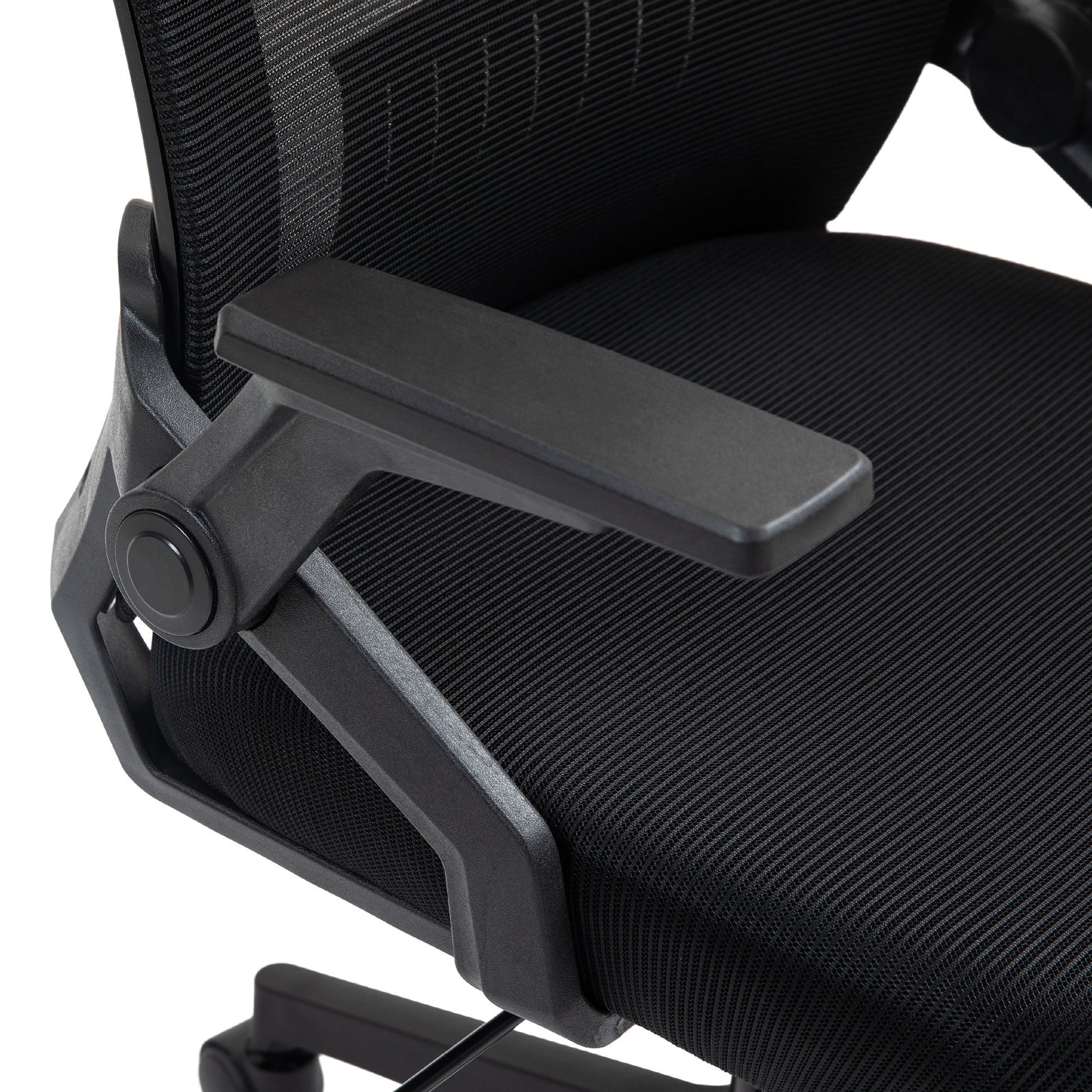 Mesh Office Chair Flip-up Arm Grey | Black