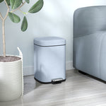 12/20l Kitchen Pedal Bin Metal Rubbish Bin Soft-close Lid | Medium | Blue