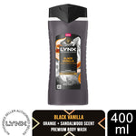 Black Vanilla Body Wash With 12hrs Of Freshness For Men, 400ml | Set of 3