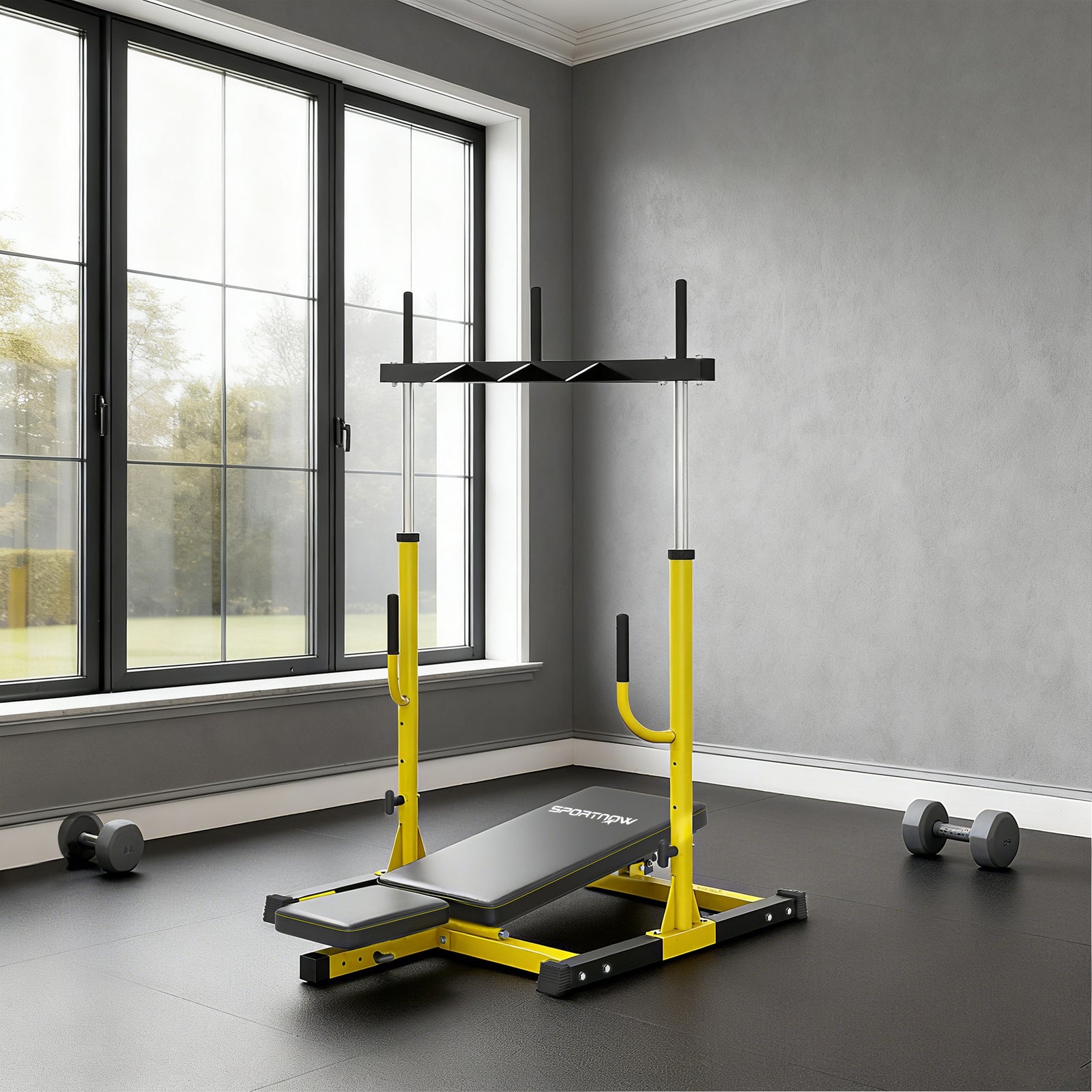SPORTNOW Vertical Leg Press Machine, Leg Extension Machine