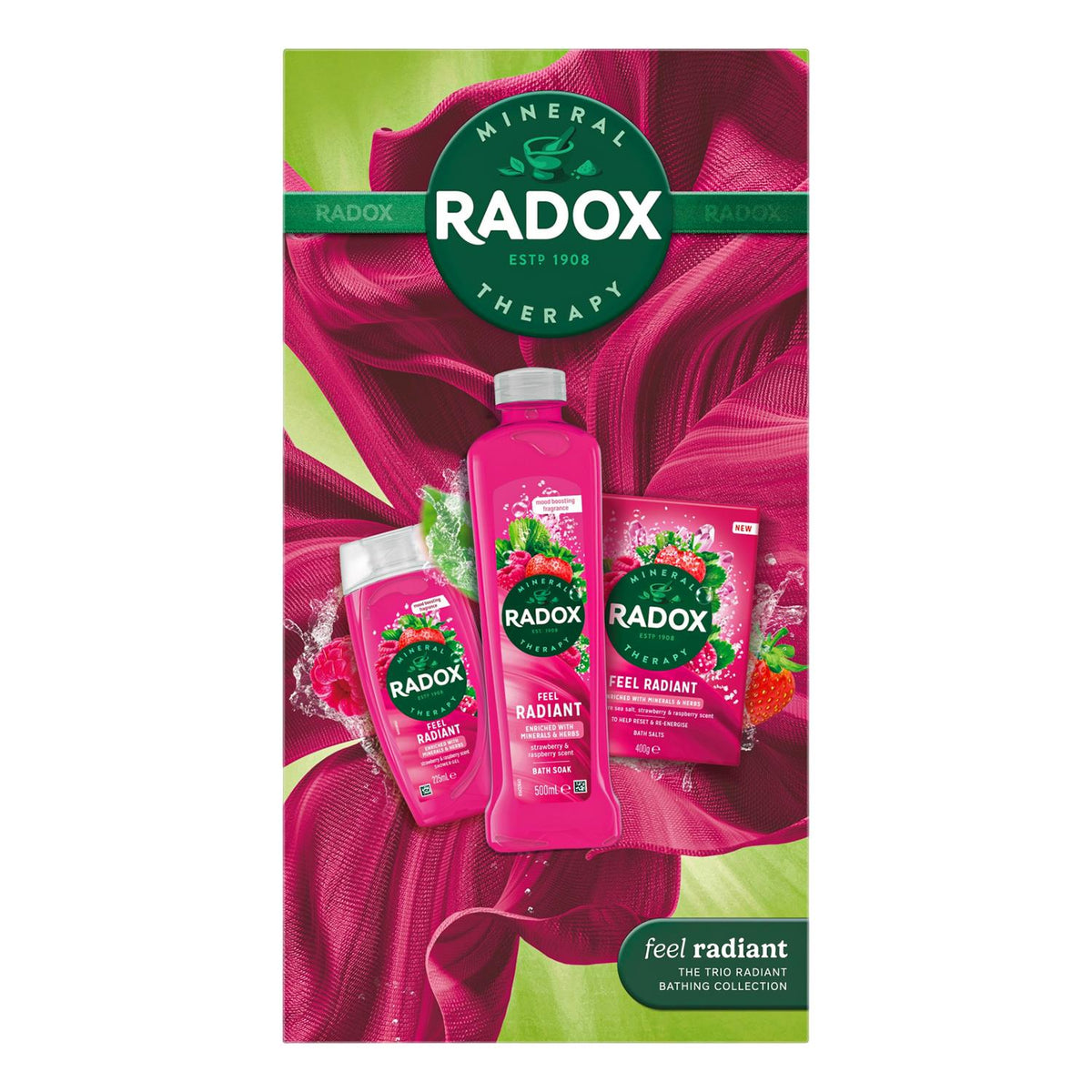 Feel Radiant Collection Gift Set With Shower Gel And Bath Soak | Set of 1