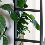 Mio - Metal Arched Window Mirror | 180cm x 105cm | Black