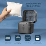 Humidrop Moisture Absorber With 2 X 480g Refill Bags | One Size | Grey