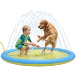 Splash Pad Sprinkler For Pets Dog Pool Non-slip Outdoor | 150cm | Yellow
