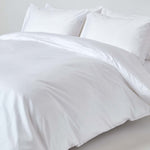 Egyptian Cotton Duvet Cover With Pillowcase 1000 Tc | King | White