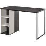 HOMCOM Home Office Computer Desk With Storage Shelves Writing Table