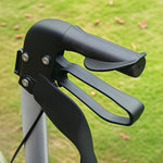 HOMCOM 2 In 1 Wheelchair & Folding Rollator Walker Combo