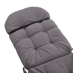 Outdoor Waterproof Tufted Swing Seat Cushion | Dark Gray