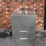 Galvanised Coal Bunker | 350kg | Silver