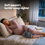 Orthopaedic Leg Pillow With Strap Fleece | One Size | Grey