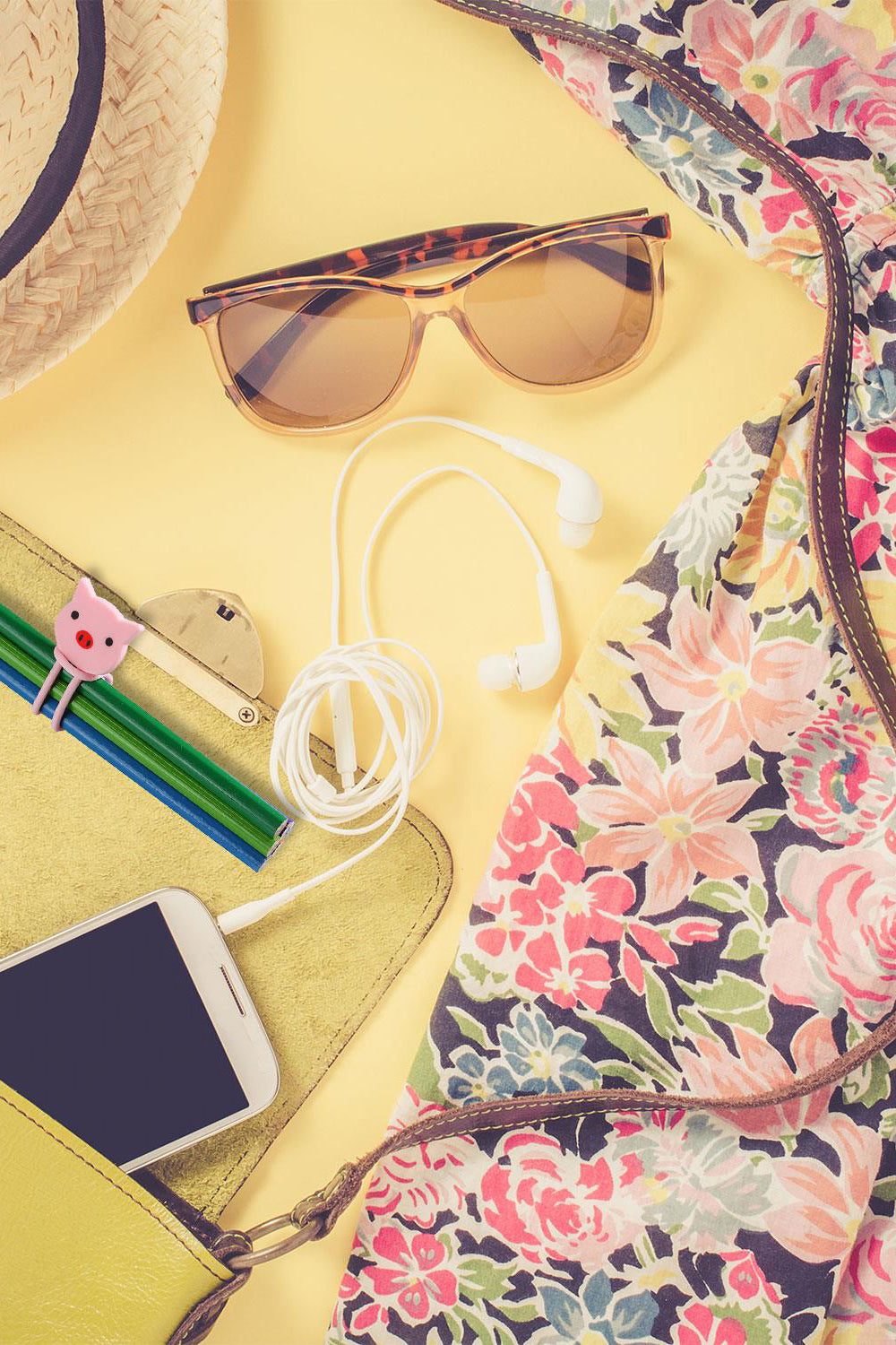 Cartoon Cord Cable Organiser | Pink