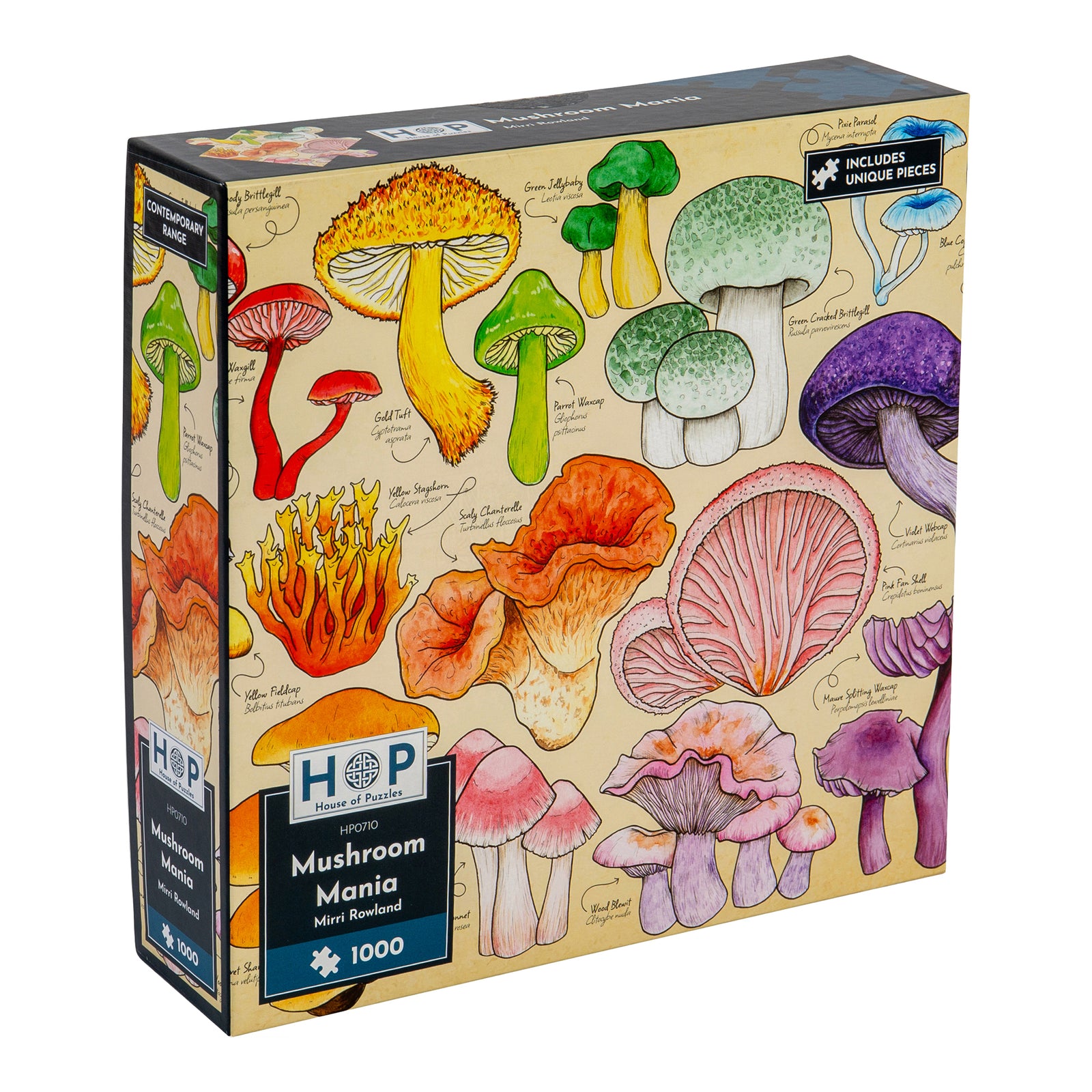 Mushroom Mania Jigsaw - 1000 Piece Jigsaw Puzzle For Adults