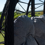 Hebden Garden Hanging Egg Chair | Dark Grey