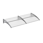 Door Canopy, Outdoor Rain Shelter, 196 X 75cm | White