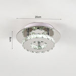 Modern Small Crystal Led Ceiling Light