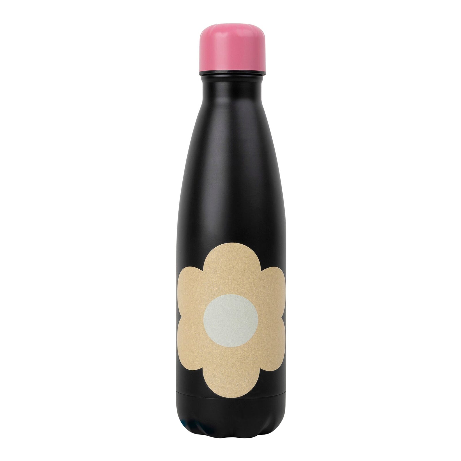 Orla Kiely Daisy 0.5l Water Bottle | One Size | Black