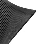Nicoman Ribbed Harmony Entrance Doormat | 75cm x 44cm | Black