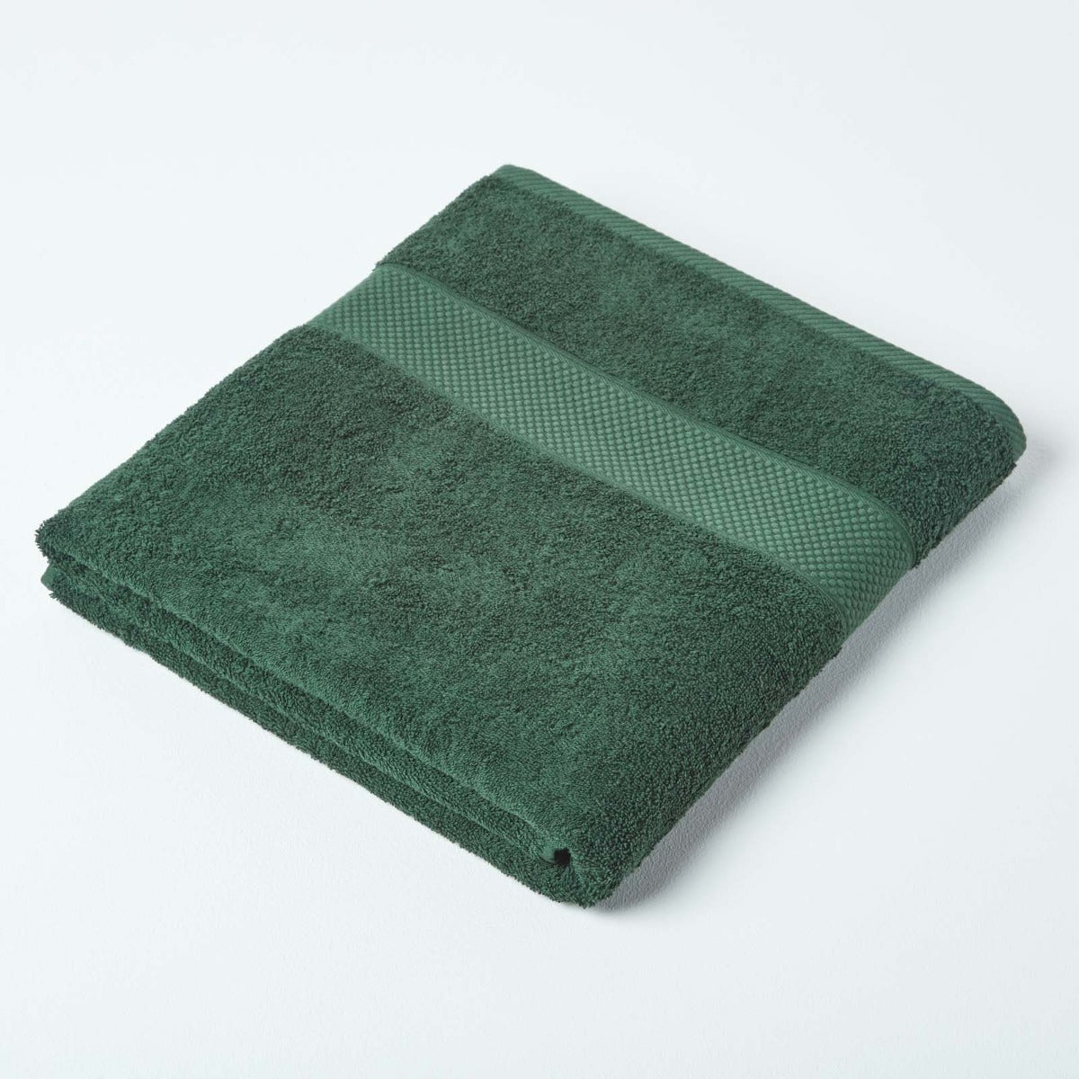 Turkish Cotton 500gsm Towel | Bath Sheet | Dark Green