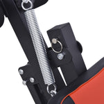 Sit Up Bench With Resistant Rope And Twist Disc | Black