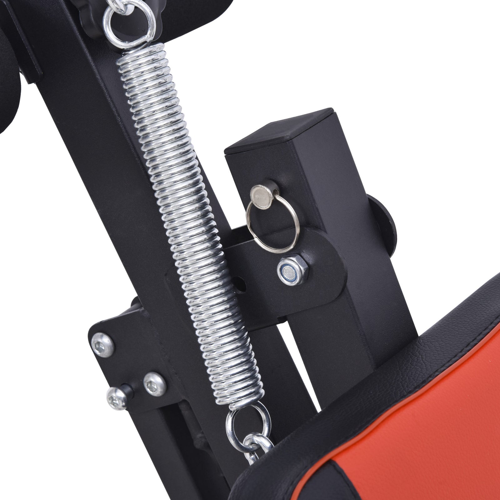 Sit Up Bench With Resistant Rope And Twist Disc | Black