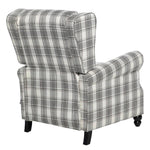 Elegant Wingback Recliner Armchair | Grey