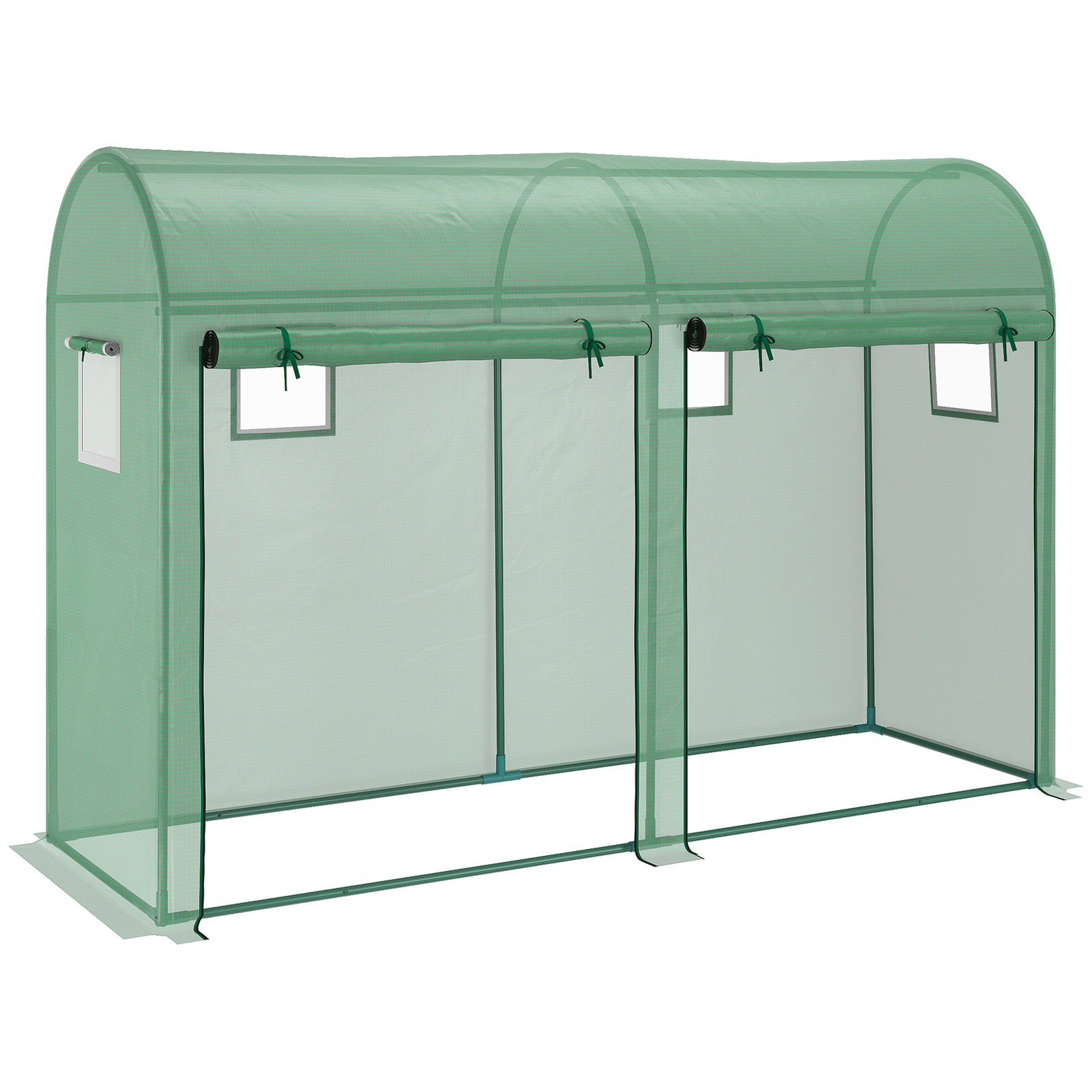 Tomato Greenhouse W/ Double Doors & Windows 3x1x2m