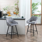 Velvet-touch Bar Stools Counter Set Of 2